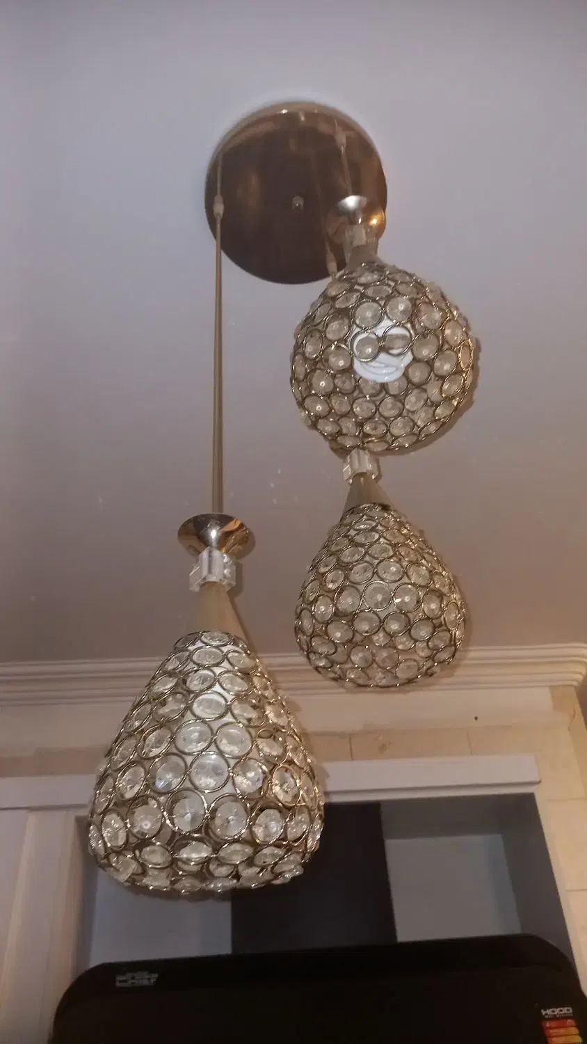 لوستر اشپزخانه و اتاق|لوستر و چراغ آویز|تبریز, |دیوار