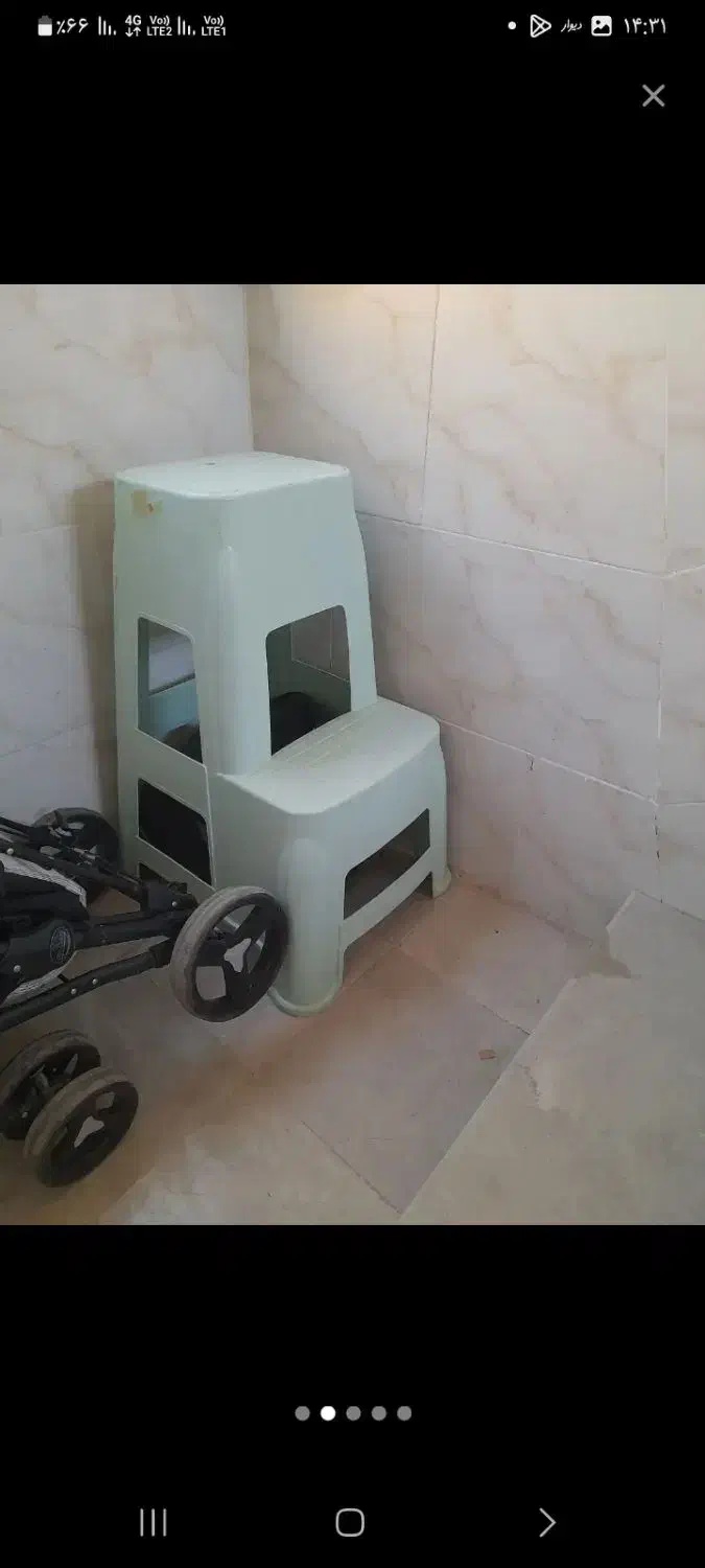 چهارپایه پله ای بزرگ مارک ناصرپلاستیک|صندلی و نیمکت|اسلام‌شهر, شهرک مهدیه|دیوار