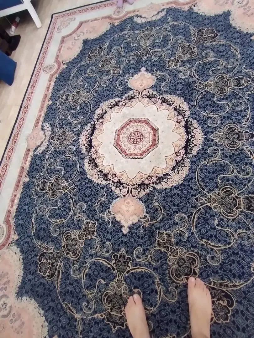 فرش۹متری سرمه ای ساوین|فرش|فومن, |دیوار