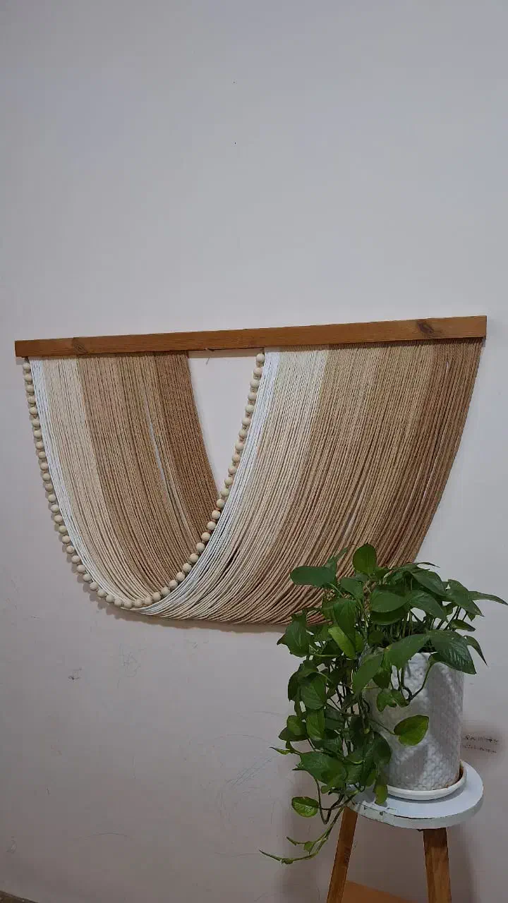 بومریس دیوارکوب مکرومه بافی|صنایع دستی و سایر لوازم تزئینی|مشهد, آزادشهر|دیوار