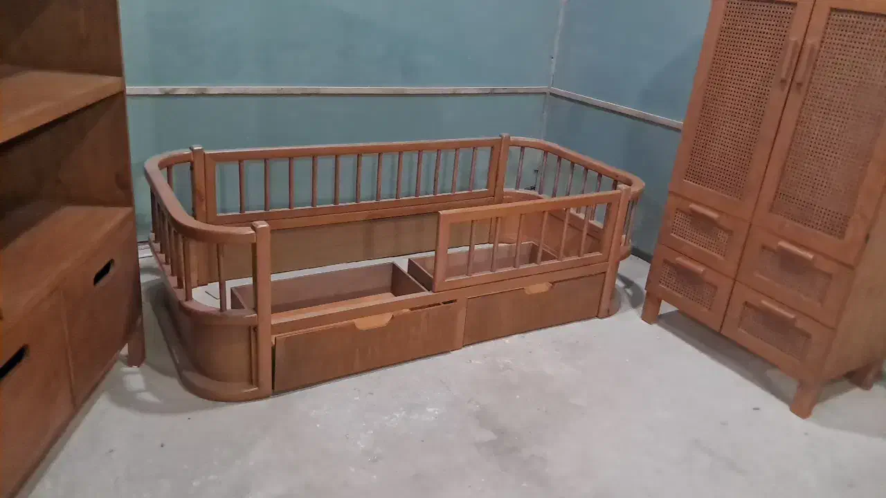 سرویس خواب کودک چوب راش و پلای وود|تخت و سرویس خواب|مشهد, نوید|دیوار