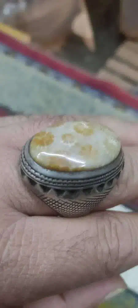 انگشتر قدیمی عتیقه فسیل|کلکسیون اشیاء عتیقه|وحیدیه, |دیوار