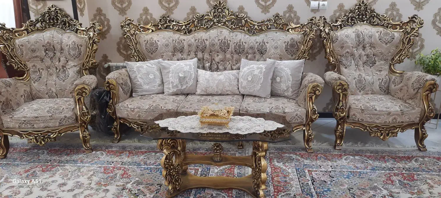 مبل سلطنتی|مبلمان خانگی و میز عسلی|تهران, خزانه|دیوار