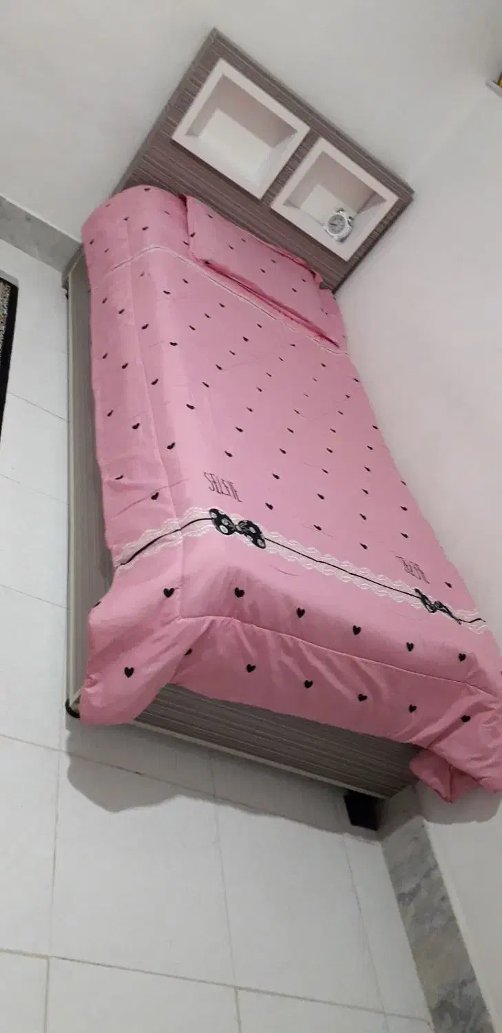 تخت خواب نوجوان دخترانه|تخت و سرویس خواب|سرپل ذهاب, |دیوار