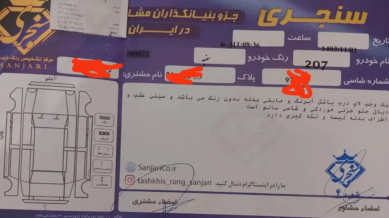 207 فرانسوی اتومات بدون رنگ|خودرو سواری و وانت|اصفهان, جلفا|دیوار