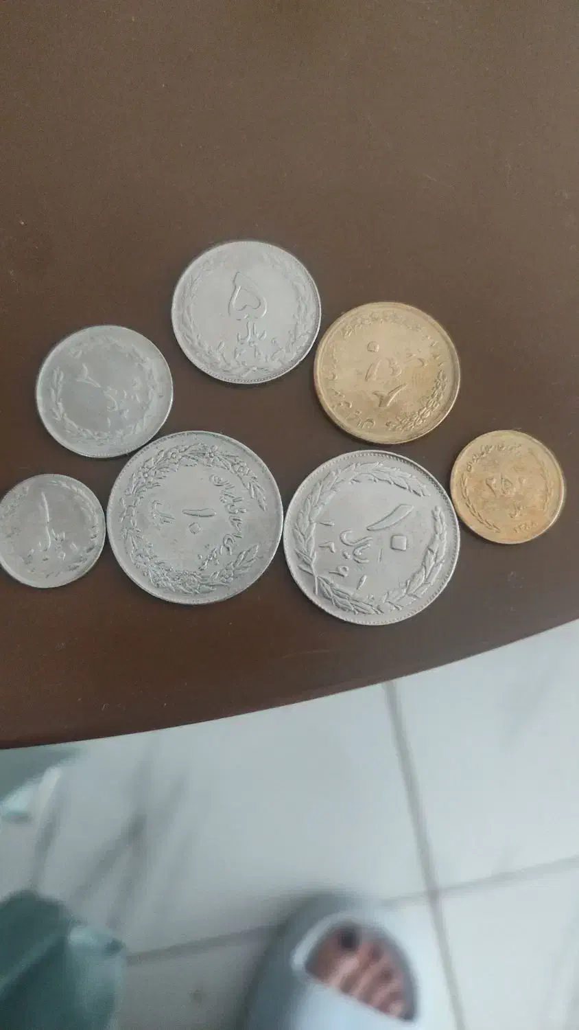 سکه زمان شاه و قدیمی|کلکسیون سکه، تمبر، اسکناس|مشکین‌دشت, |دیوار