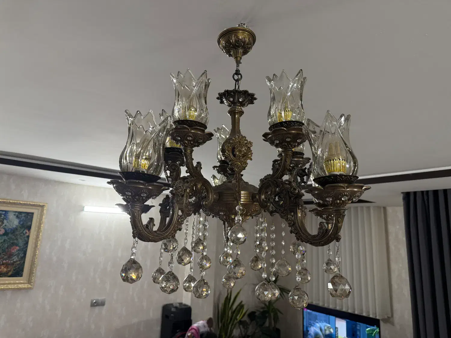 لوستر برنز|لوستر و چراغ آویز|اصفهان, تیران|دیوار