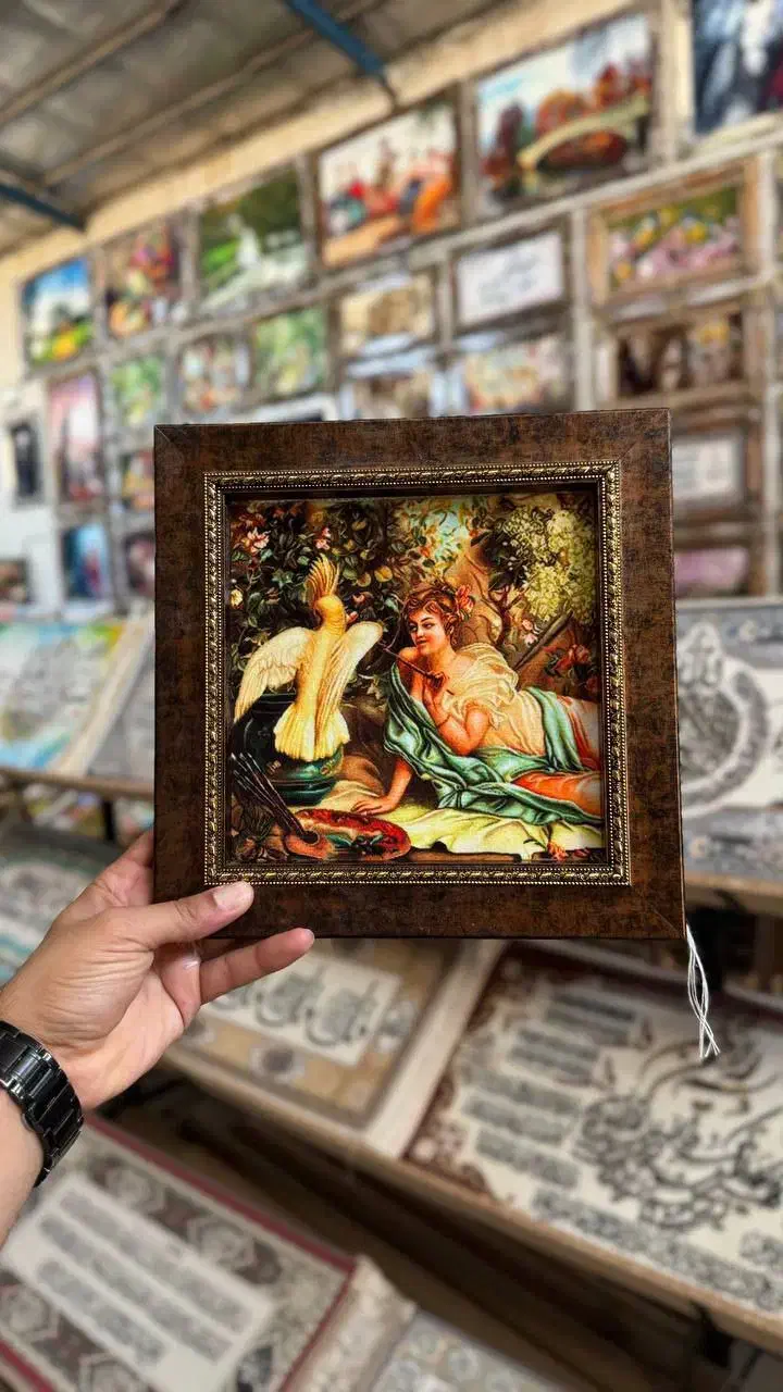 یلدا نزدیکه خانه ات را با یک تابلوفرش اصیل گرم کن|تابلو فرش|زنجان, |دیوار