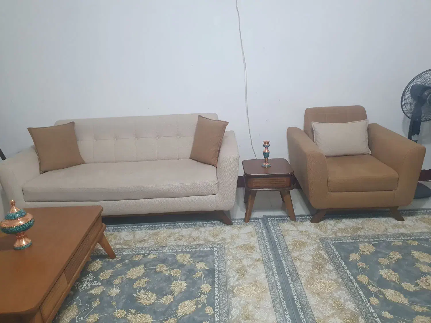 مبل راحتی ۸ نفره|مبلمان خانگی و میز عسلی|قائن, |دیوار