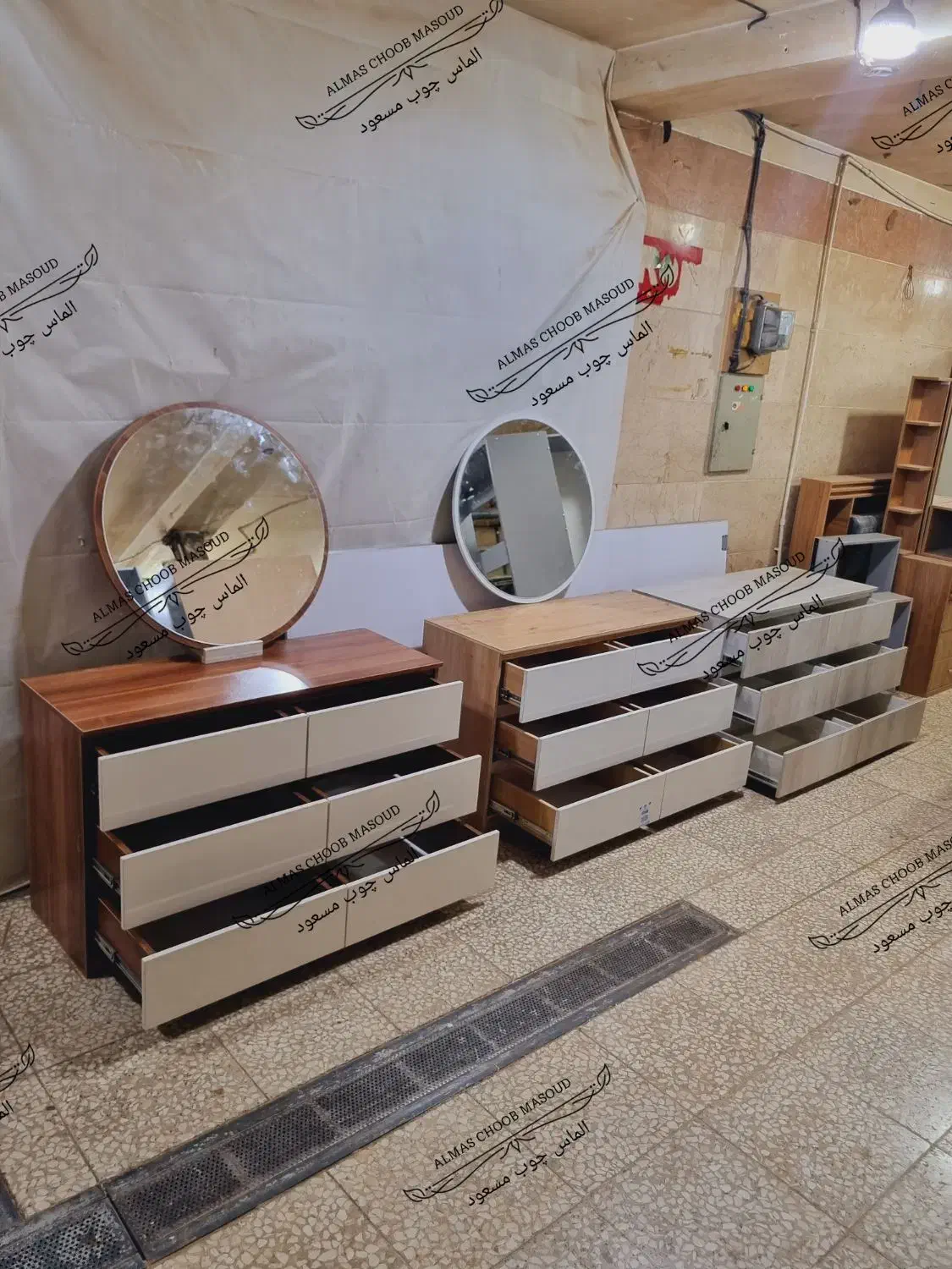 دراور ۶ کشو الماس چوب مسعود دراورجدید دراور ایکیا|جاکفشی، کمد، دراور|تهران, اوقاف|دیوار