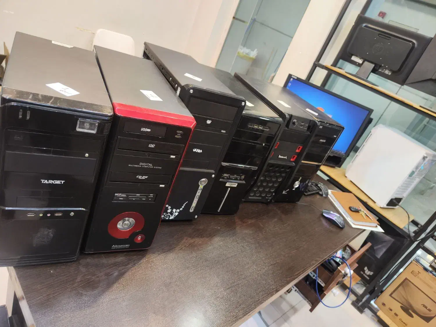 انواع کیس مخصوص گیم نت و مدارس|رایانه رومیزی|اهواز, طالقانی|دیوار