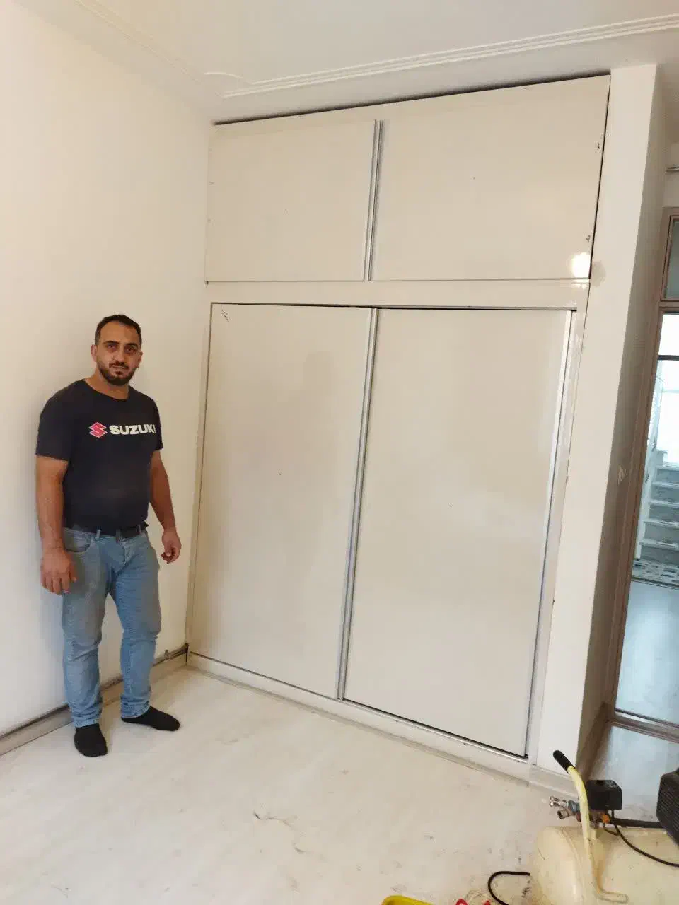 کمددیواری ریلی گشو مخفی|جاکفشی، کمد، دراور|اردبیل, |دیوار