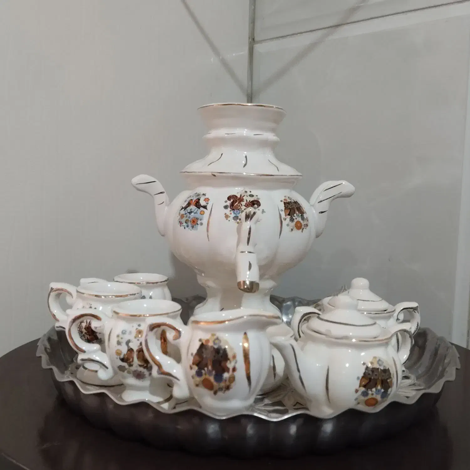 سرویس چایخوری مینیاتوری - مناسب دکوری|صنایع دستی و سایر لوازم تزئینی|قم, سید معصوم|دیوار