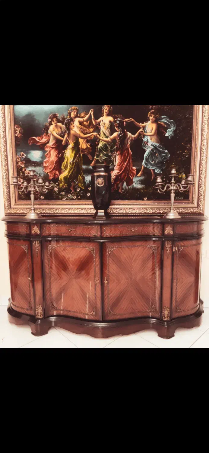 فرش دستبافت ابریشم رقص مهتاب اصلیترین نسخه|تابلو فرش|مشهد, سجاد شهر|دیوار