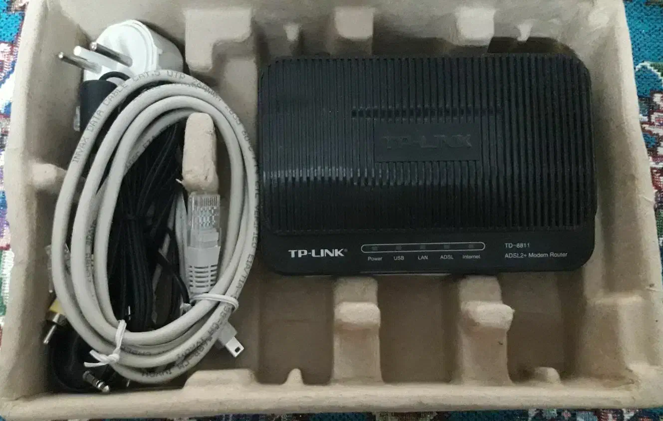 مودم TP-LINK بدون وای فا|مودم و تجهیزات شبکه|اسلامشهر, شهرک مفیدی|دیوار