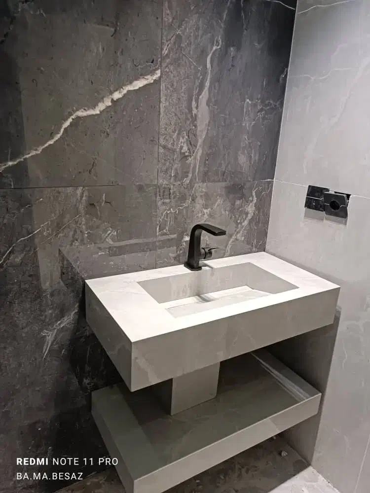 ساخت روشویی سرامیکی با چسب اپوکسی|لوازم سرویس بهداشتی|تهران, شهرک ابوذر|دیوار