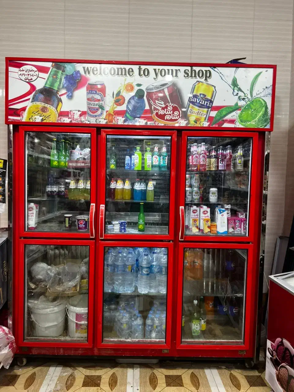 یخچال ایستاده شش درب بزرگ و میز کار|فروشگاه و مغازه|شادگان, |دیوار