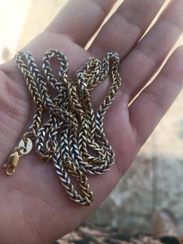 زنجیر طلا گندمی|جواهرات|مسجد سلیمان, |دیوار