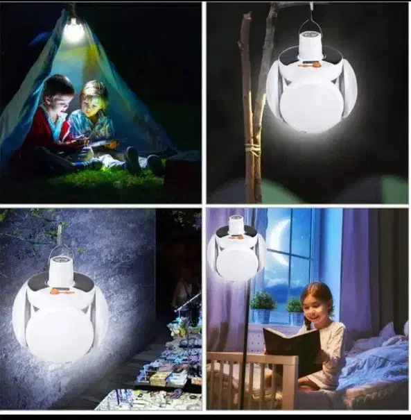 لامپ شارژی،خورشیدی ۵پر|لامپ و چراغ|یزد, |دیوار