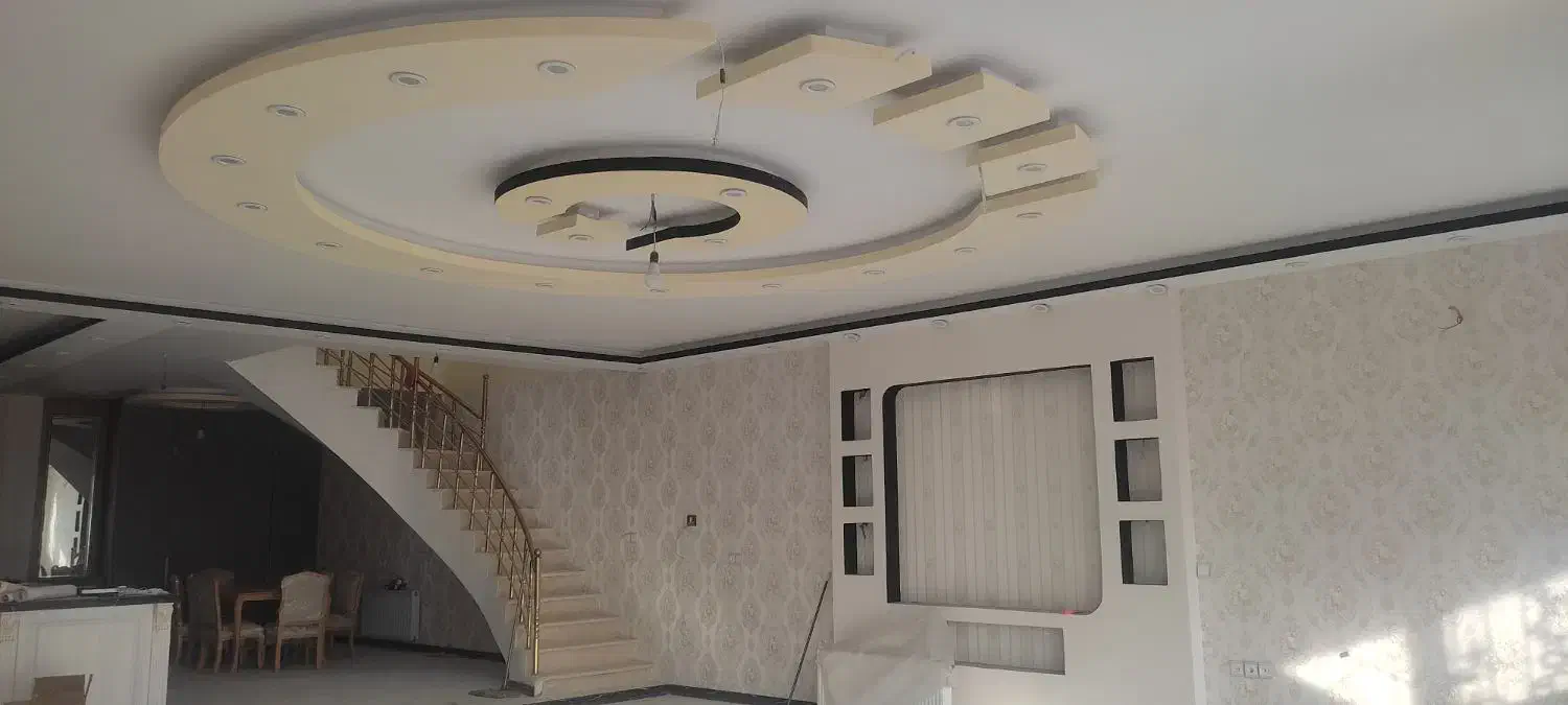 تخریب تا بازسازی(کناف نقاشی سقف کاذب کاغذ دیواری)|خدمات پیشه و مهارت|ورامین, ورامین|دیوار