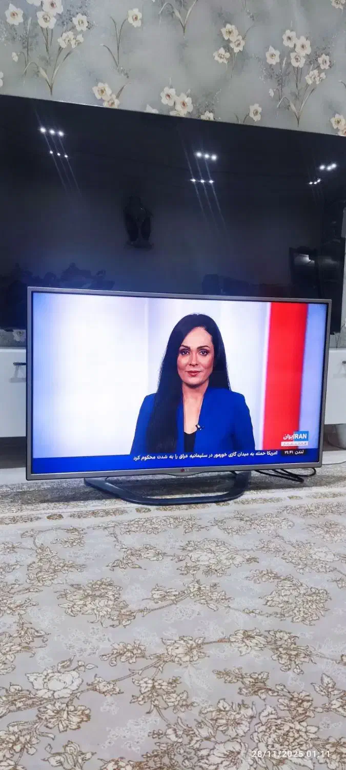 تلویزیون ال جی 42 اینچ دهگلان|تلویزیون و پروژکتور|سنندج, |دیوار