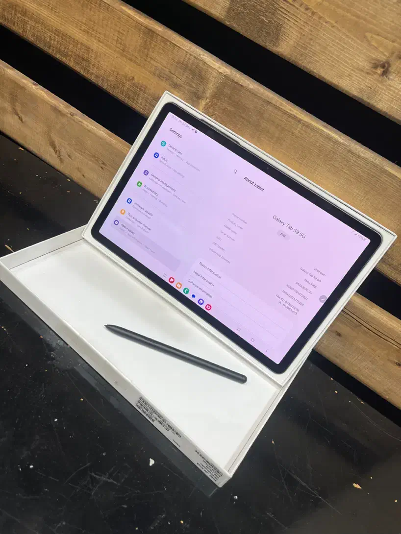 تبلت tab s9 g5 دستگاه فقط باز شده|تبلت|تهران, دریاچه شهدای خلیج فارس|دیوار