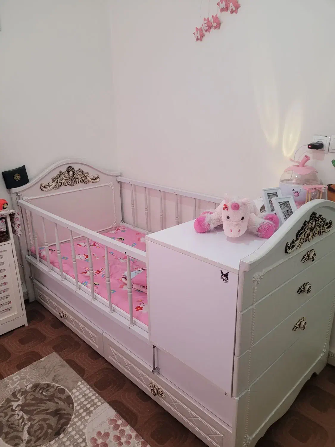 سرویس خواب در حد نو نو|تخت و سرویس خواب|رباطکریم, رباطکریم|دیوار