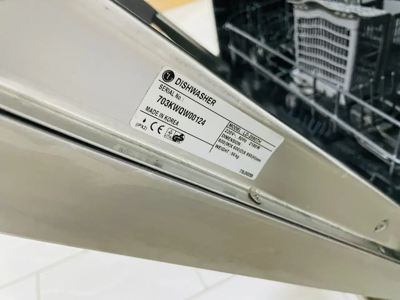 ظرف شویی ال جی کره ای|ماشین ظرفشویی|شیراز, زرهی|دیوار