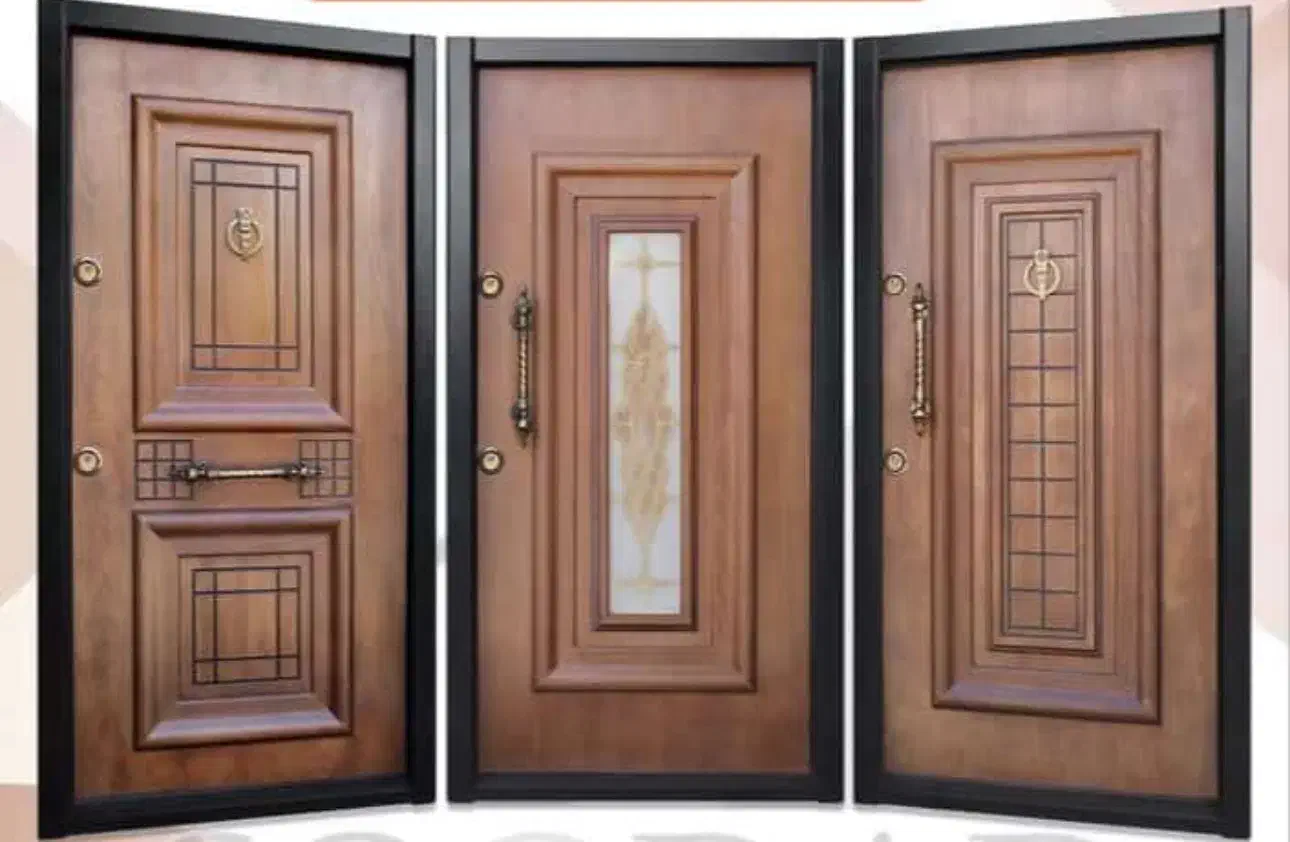 درب ورودی ضدسرقت چوبی فلزی مقاوم آپارتمان باغ ویلا|مصالح و تجهیزات ساختمان|تهران, تهرانسر شمالی|دیوار
