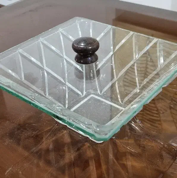 کاسه کریستال همراه درب|ظروف سرو و پذیرایی|دزفول, |دیوار