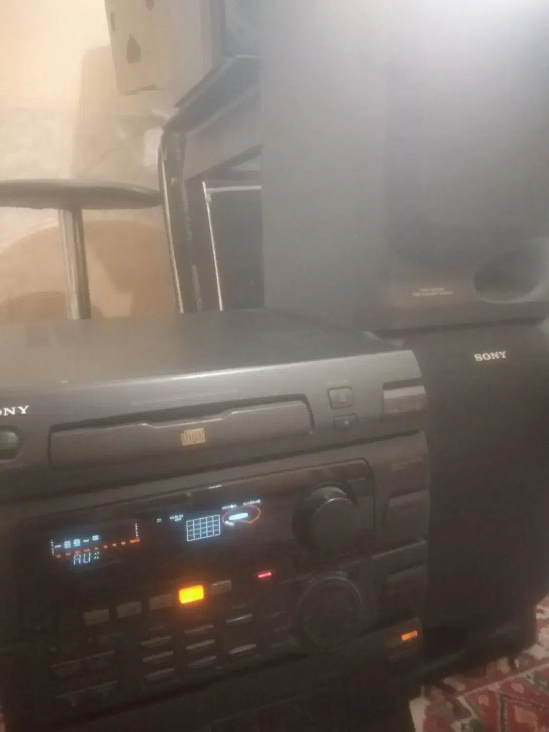 رادیو ضبط سی دی خور سونی تا حد نو|سیستم صوتی خانگی|بروجرد, |دیوار