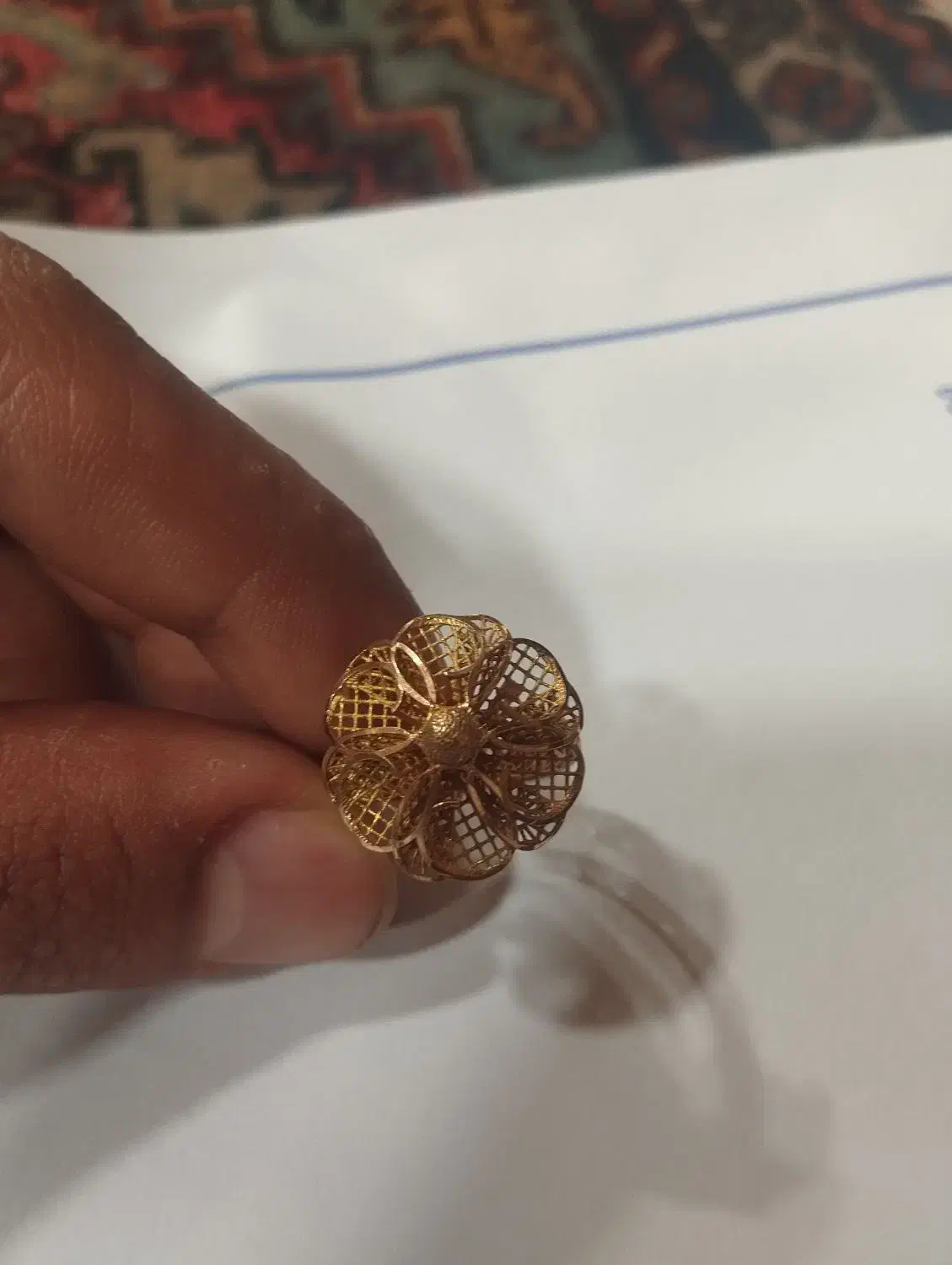 انگشتر طلا با5 درصد|جواهرات|اردبیل, |دیوار