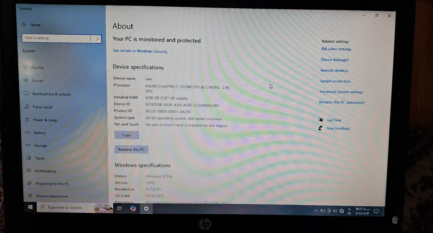 لپتاپ hp|رایانه همراه|تهران, زنجان جنوبی|دیوار