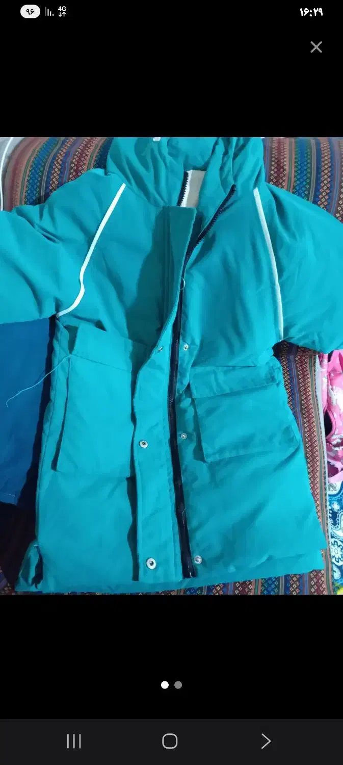 کاپشن سالم درحد نو|کفش و لباس بچه|رشت, نخودچر|دیوار