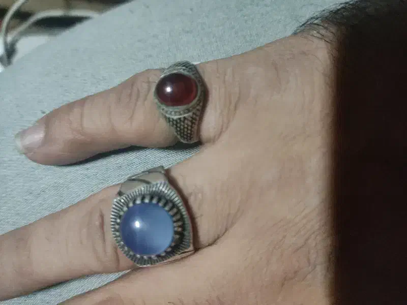 انگشتر نقره ۲ عدد|بدلیجات|کرمان, |دیوار