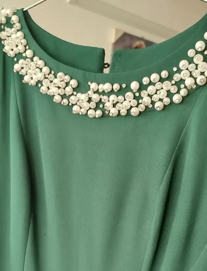 لباس مجلسی سبز ماشی|لباس|لنجان, |دیوار