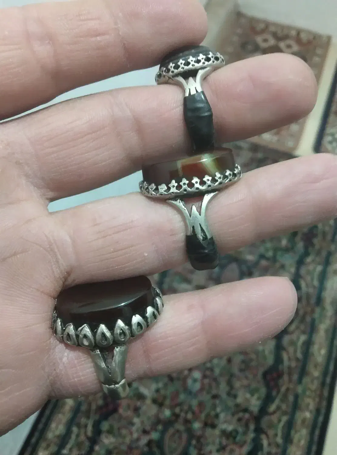 سه عدد انگشتر|جواهرات|گلبهار, شهر جدید گلبهار|دیوار