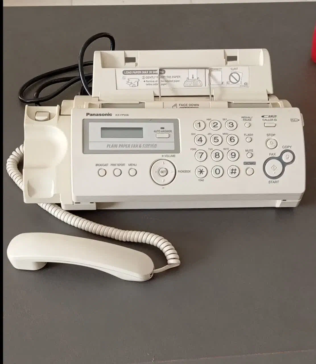فکس پاناسونیک مدیریتی Fax KX-FP206 در حد نو|پرینتر، اسکنر، کپی، فکس|کرج, فاز ۳ مهرشهر|دیوار