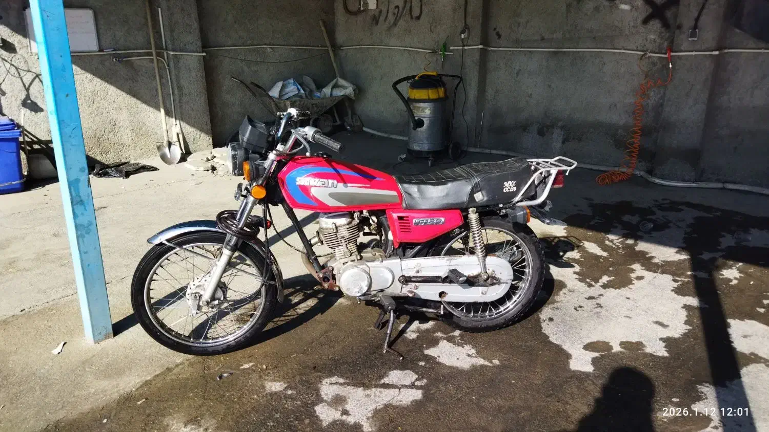 متور مزایده|موتورسیکلت|مریوان, |دیوار