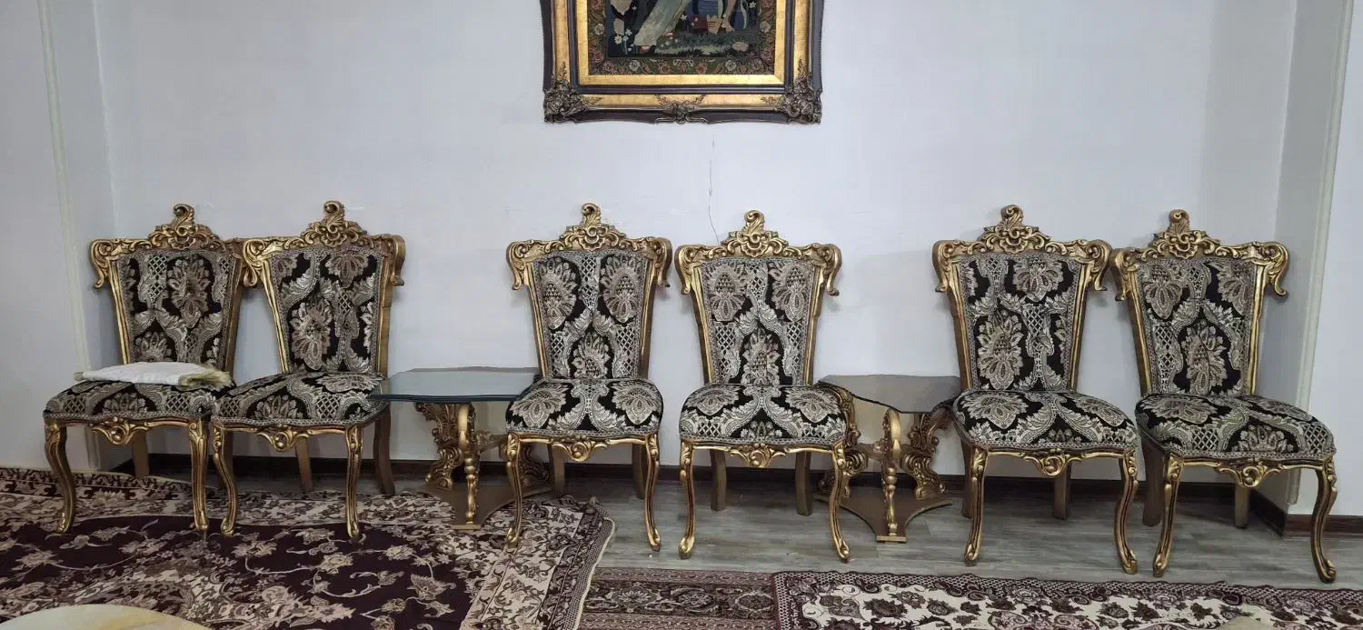 میزناهارخوری هشت نفره باهشت صندلی|میز و صندلی غذاخوری|فردیس, منظریه|دیوار