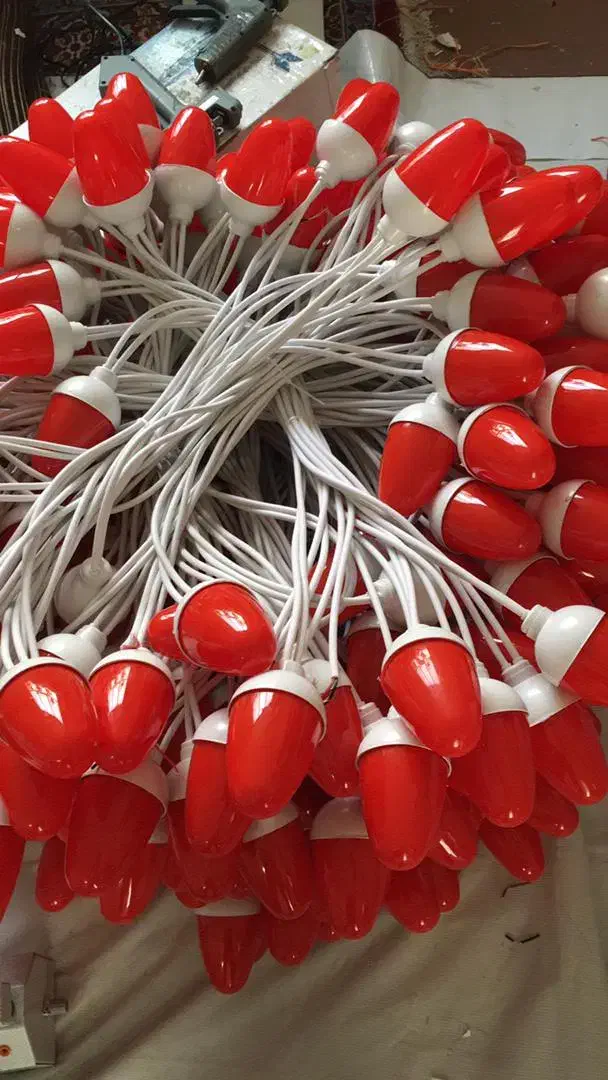 ریسه رنگ قرمز ضد آب|ریسه و چراغ تزئینی|چغادک, |دیوار