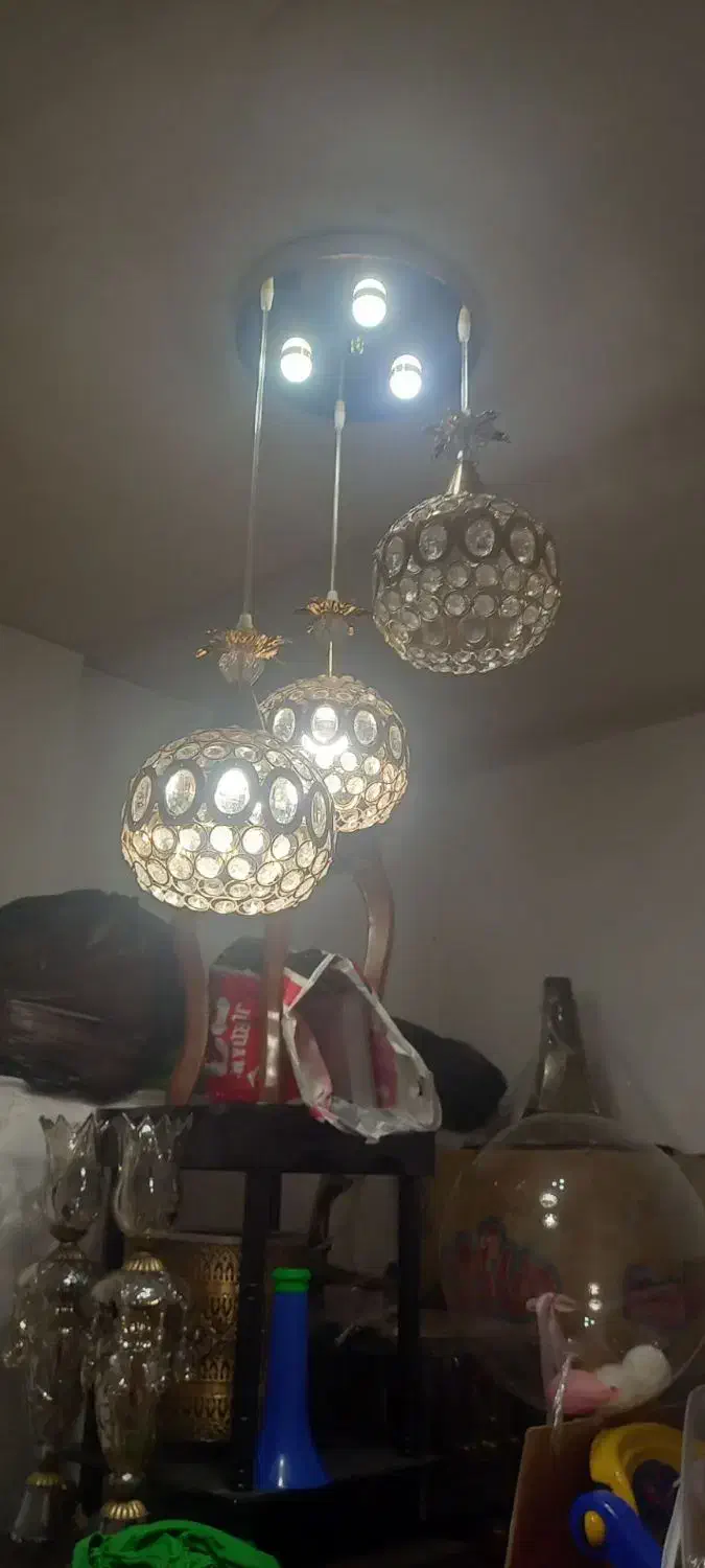 لوستر ۳شاخه|لوستر و چراغ آویز|تبریز, |دیوار