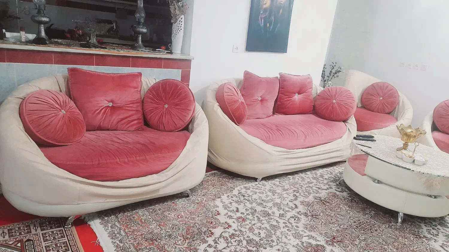 مبل درحد نو شیک با روکش|مبلمان خانگی و میز عسلی|نهاوند, |دیوار