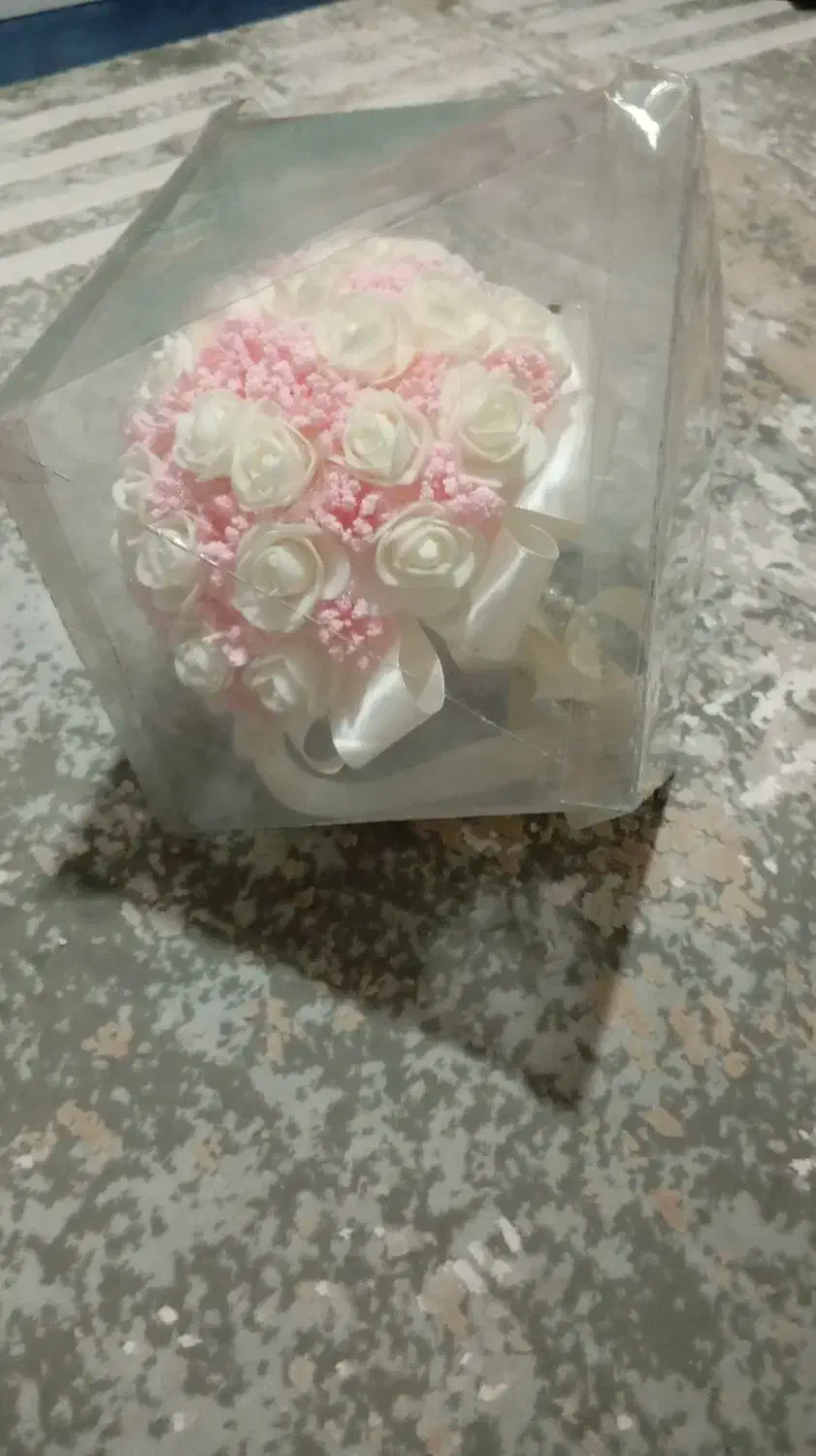 دسته گل عروس با چادر عروس بااینه شمعدان|آینه|پاکدشت, پاکدشت (مامازند)|دیوار