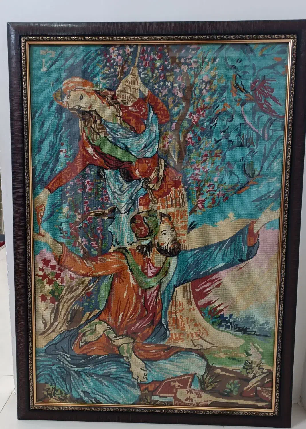 تابلو  نقاشی ترمه وغیره...|تابلو فرش|مشهد, گاز|دیوار