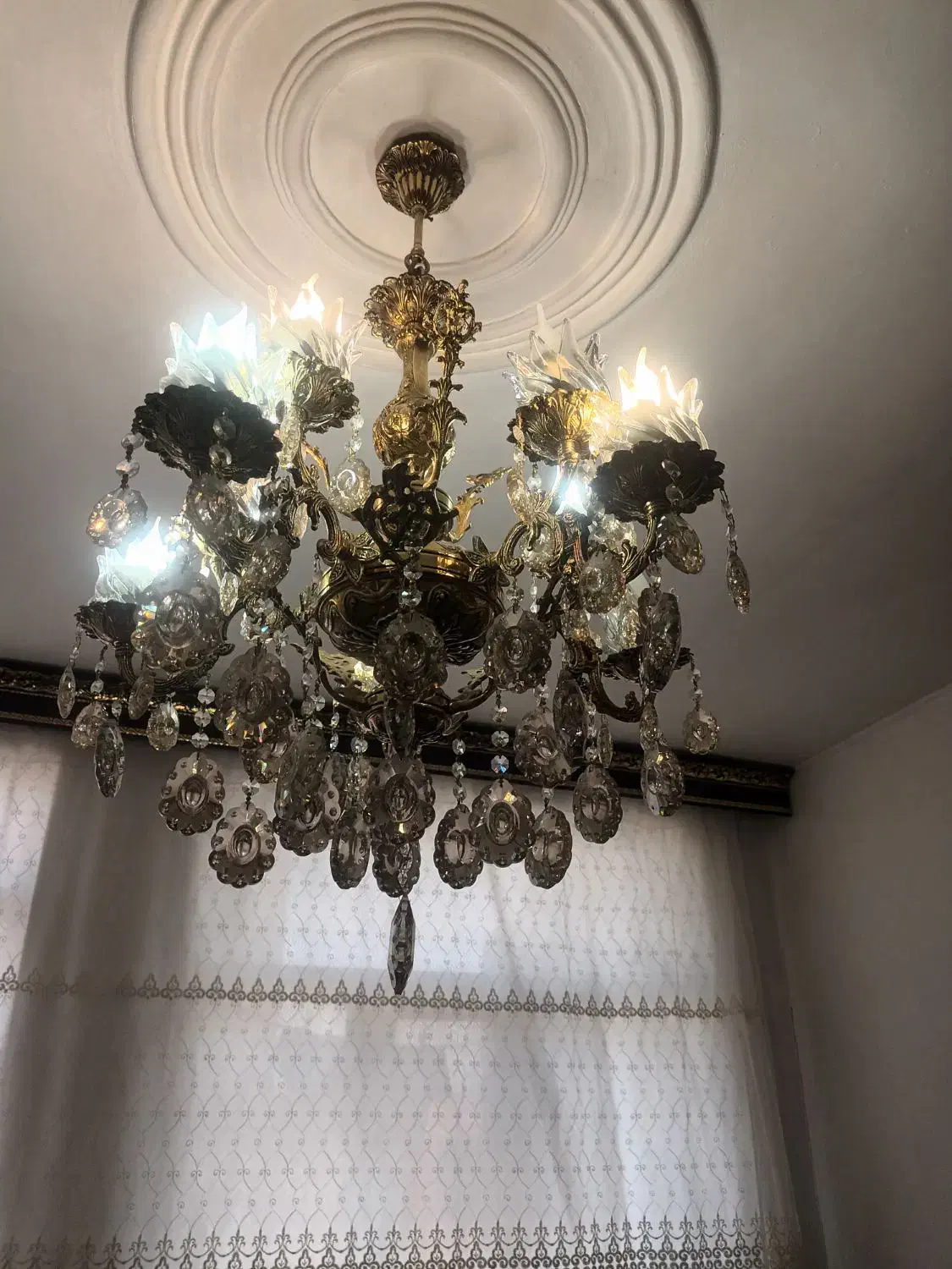 لوستر ۱۰شاخه|لوستر و چراغ آویز|اردبیل, |دیوار