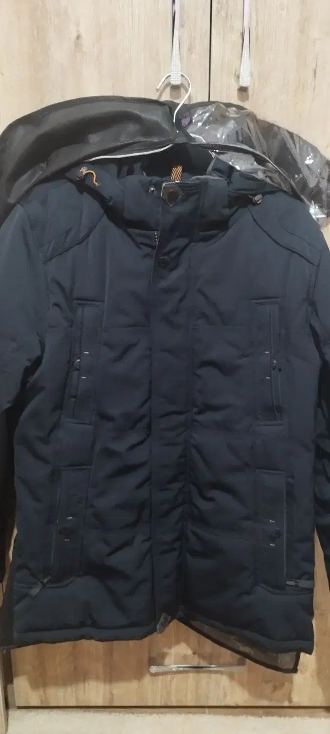 کاپشن مردانه نو سرمه ای سایز 50|لباس|آستارا, |دیوار