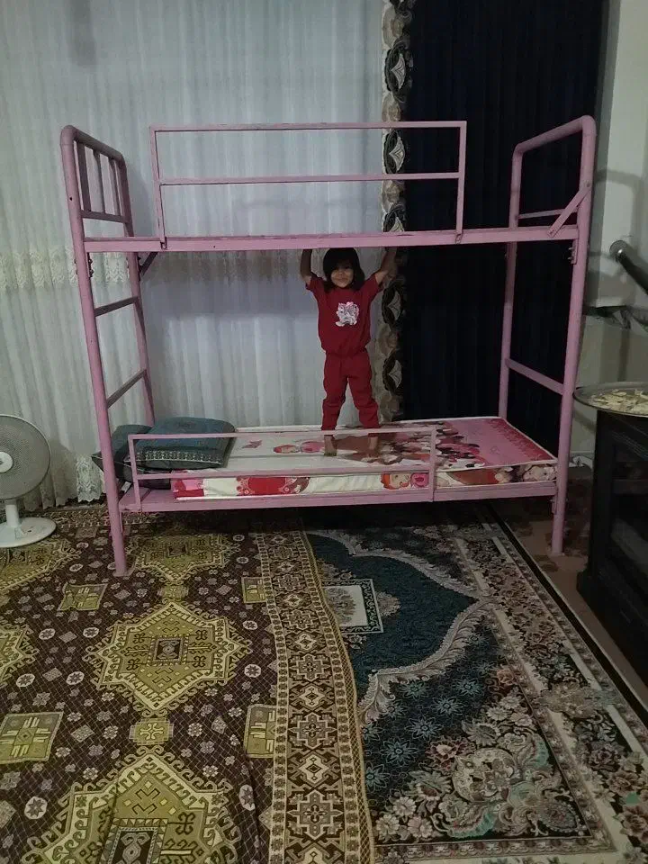 تخت آهنی دوطبقه|تخت و سرویس خواب|رضویه, |دیوار