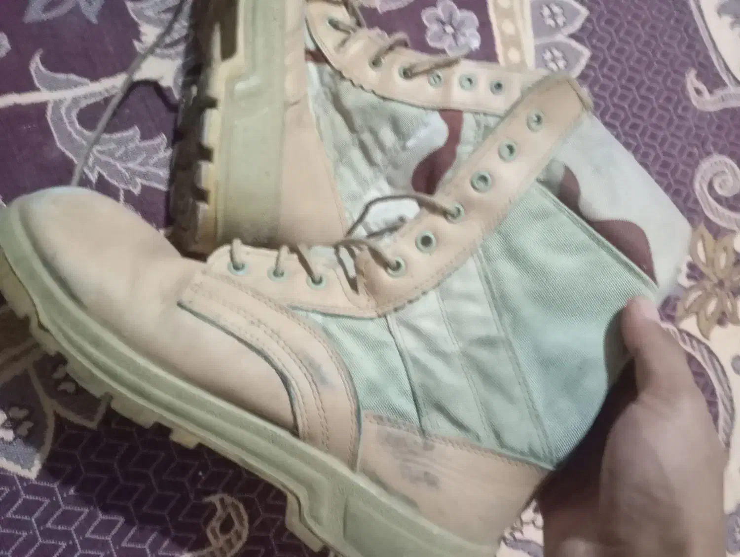 پوتین پلنگی درحد نو بدون پارکی و بدون هیچ ضربه ای|کیف، کفش، کمربند|گرگان, |دیوار