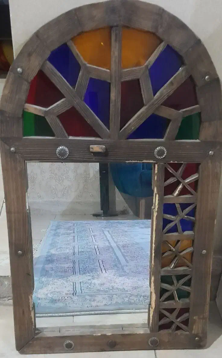 آینه دیواری سنتی|صنایع دستی و سایر لوازم تزئینی|پاکدشت, پاکدشت (مامازند)|دیوار